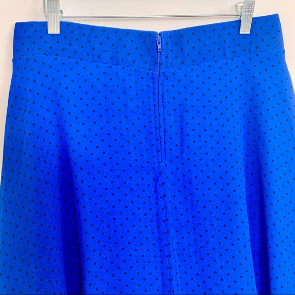 Torrid blue polka dot mini skirt - Picture 10 of 12